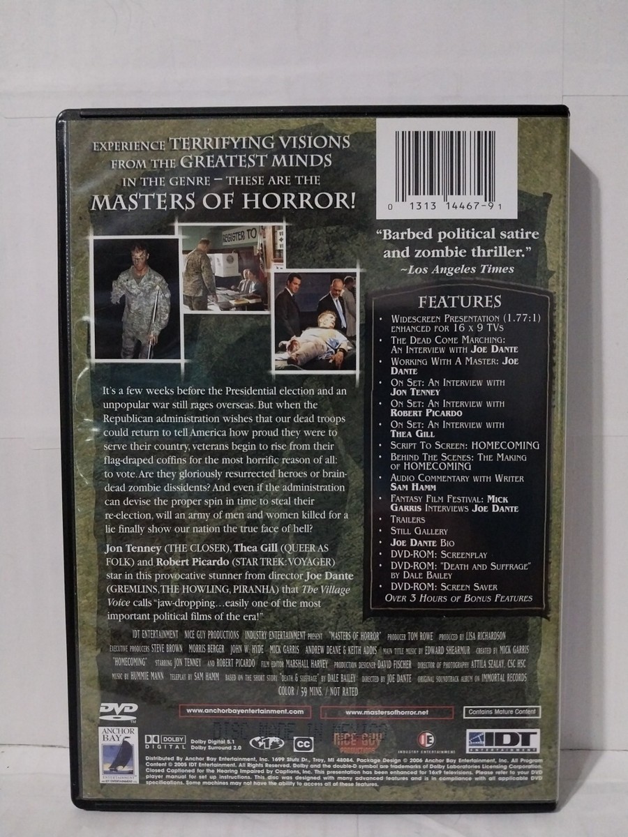 その他 Homecoming: Collectors Edition [DVD] Homecoming - Masters of Horror Series (DVD 013131446791