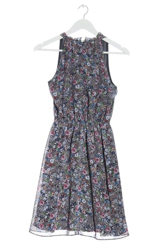 H&M Vestido línea A Mujeres Talla EU 32 azul-rosa-verde look casual - Imagen 2 de 5