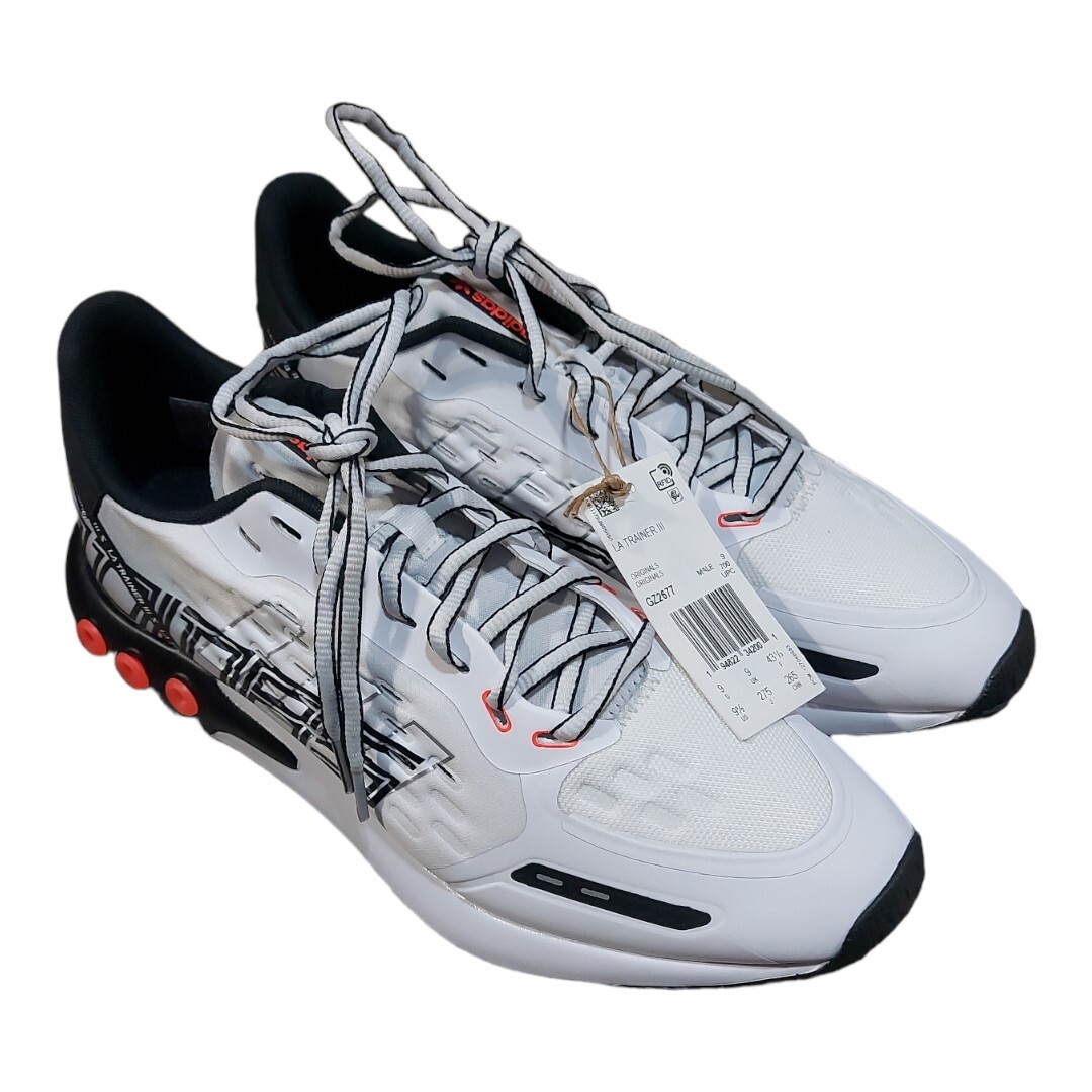 Size 9.5 - adidas LA Trainer 3 White Solar Red | eBay display picture 1