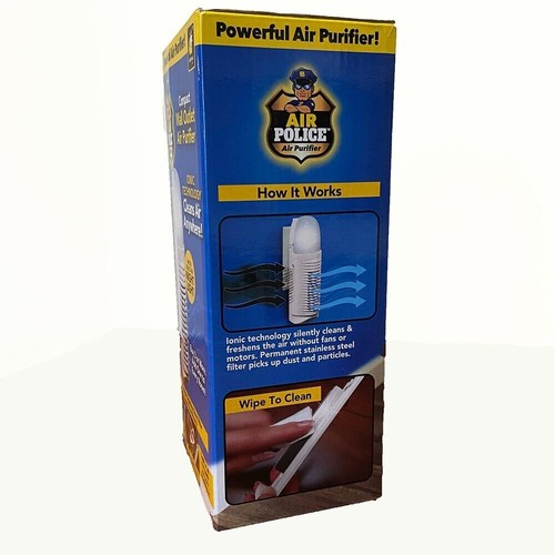 BulbHead Air Police Advanced Ionic Air Purifier - White - Picture 3 of 12