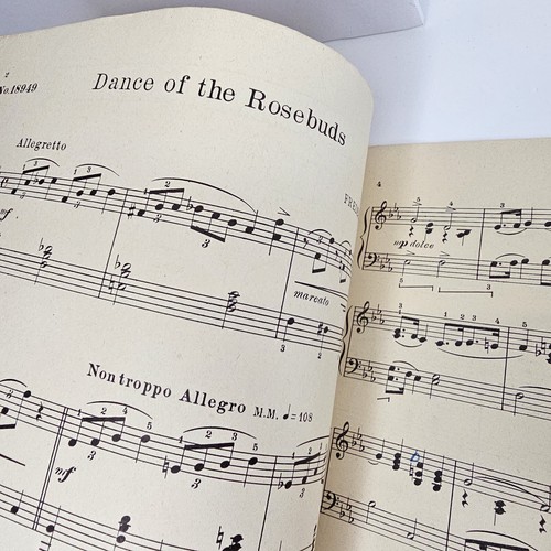 Tanz der Rosenknospen für das Klavier von Frederick Keats 1928 Klavier zu 6 Händen - Bild 6 von 8