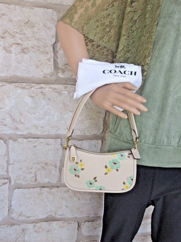 NWT Coach Swinger 20 Floral Print Purse, Purse + Wallet SET Or Wallet Options! - Picture 11 of 50