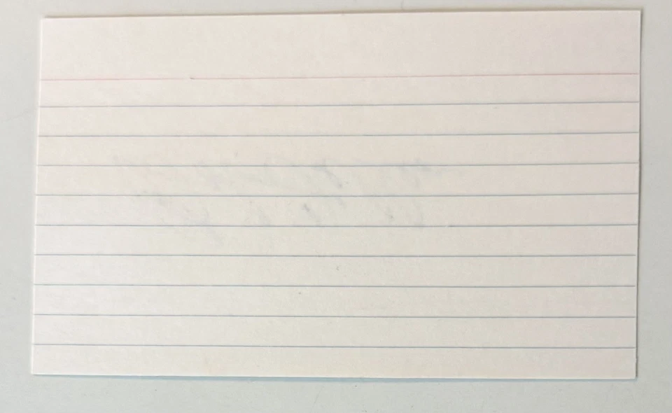 Bob Feller - Cleveland - HOF - Signed Autographed Index Card - Image 2 of 2