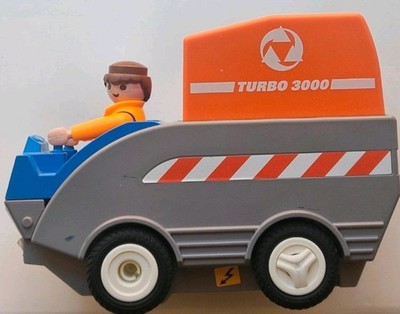 Playmobil LKW Straßenkehrmaschine und Figur. Gebrauchter Zustand. 