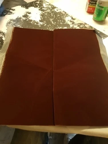 Folha de tecido de veludo pegajosa traseira forro para artesanato decoração joias interior de carro - Imagem 4 de 4