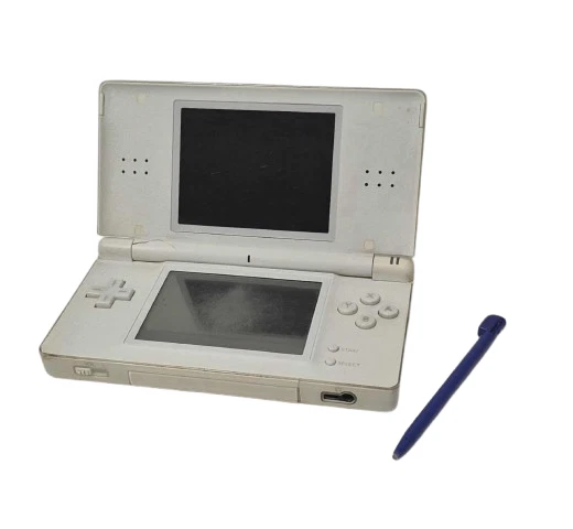 WHITE NINTENDO DS LITE GAME CONSOLE HANDHELD (FOR PARTS)
