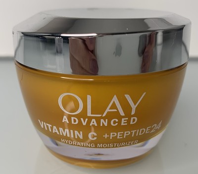 Olay Advanced Vitamin C + Peptide 24 Hydrating Moisturizer 1.7oz, New
