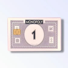 Monopoly Dollar Credit Card Sticker Debit Card Skin Cover