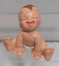 Vintage Galoob Magic Diaper Babies Holding Baby  PVC Toy Doll Figure 1991