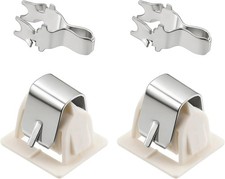 2 Pairs 279570 Dryer Door Latch Strike Kit for Whirlpool Kenmore KitchenAid Rope