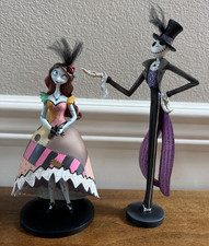 DISNEY SHOWCASE COUTURE DE FORCE NIGHTMARE BEFORE CHRISTMAS JACK  SALLY FIGURES
