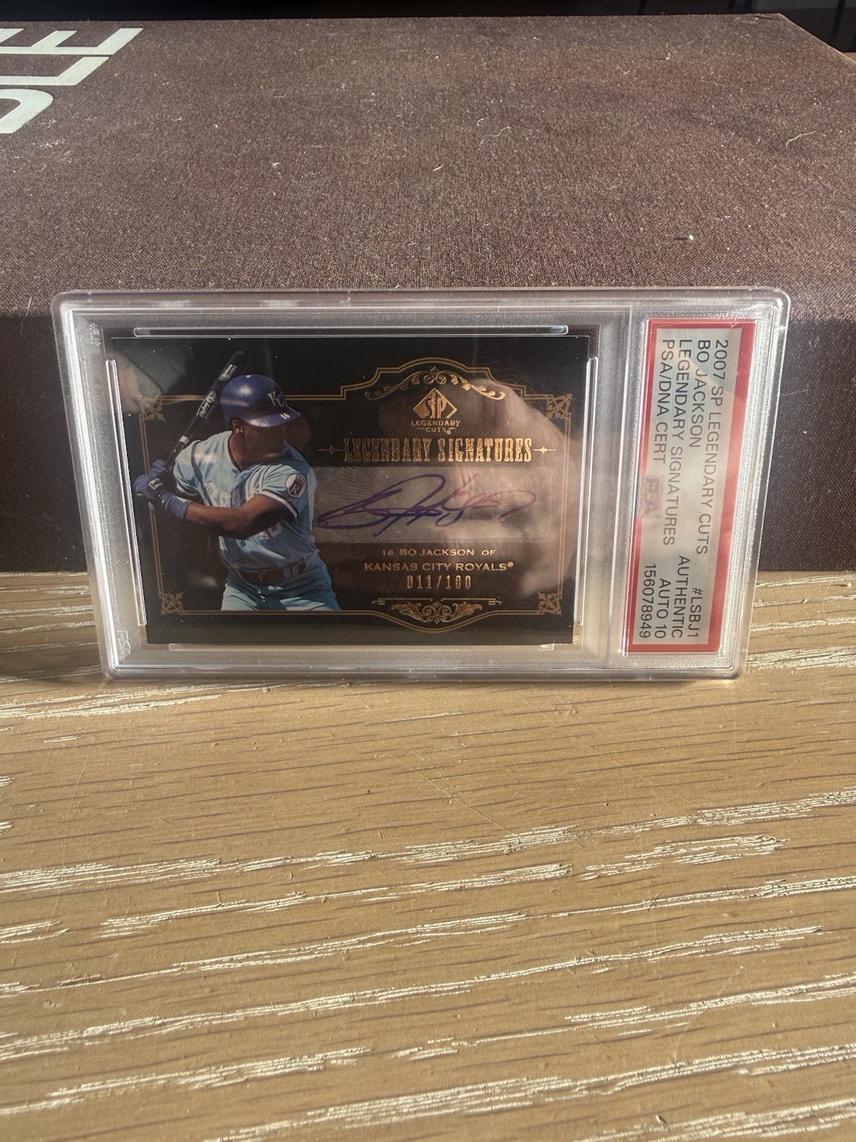 2007 SP Legendary Cuts Bo Jackson PSA Auto 10 (11/100) pop 2