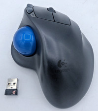 Logitech M570 Wireless Trackball Mouse With Receiver Dongle -Tested