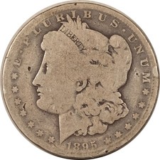 1895-O $1 MORGAN DOLLAR - LOW GRADE, TOUGHER DATE!
