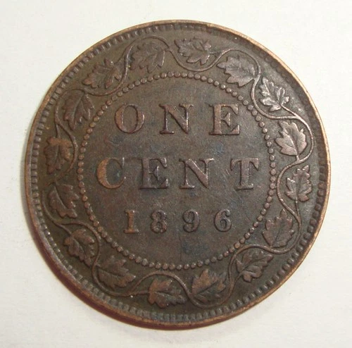 1896 Canada Large Cent — photo from the most recent tracked eBay sale