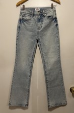 Pistola Lennon High Rise Cropped Boot Jeans Size 25 in Light Wash/St. Tropez NWT