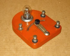 RARE 1920s WORLD BRAND CRYSTAL RADIO (Like Philmore) ALL METAL CASE