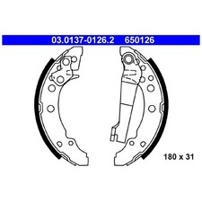 Bremsbackensatz hinten für VW Santana 32B Scirocco 53 53B | 24263430