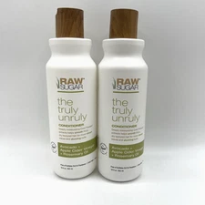 Raw Sugar Truly Unruly Conditioner Avocado + Apple Cider Vine Rosemary 18Oz 2Pk