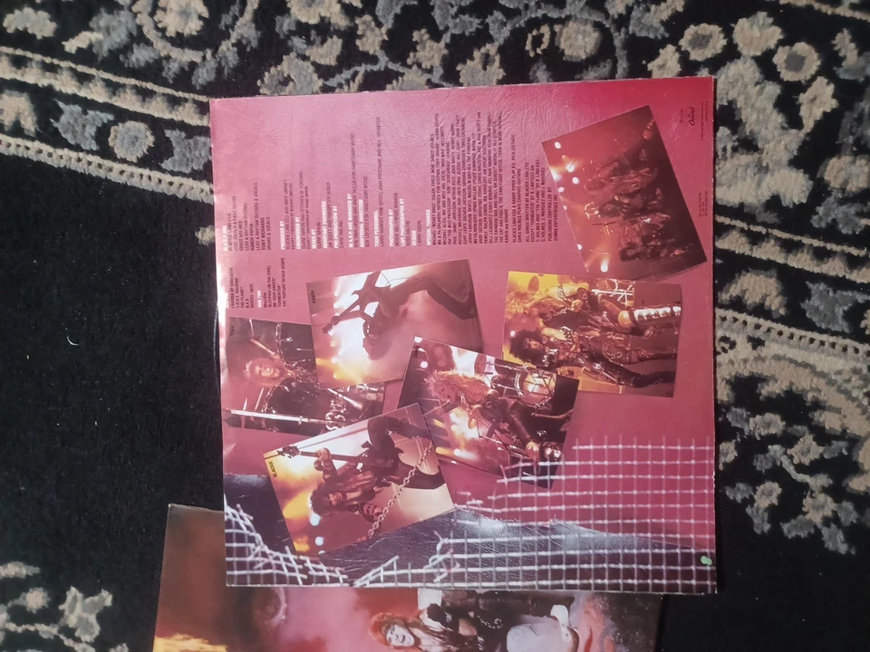 W.A.S.P - Orig 1984 1st Press Greece Self-Titled Vinyl LP~ Capitol Etched VG/VG+ - Image 4 of 4