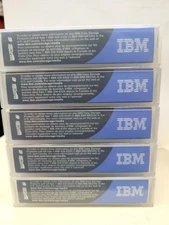 Lot of 5 IBM 00V7590 LTO Ultrium 6 2.5TB with Case Data Cartridge