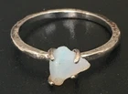 Vintage Ring MARKED PURA VIDA Silver Plated Size 5 Band Jewelry lot y
