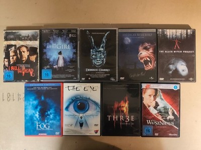 Grusel Horror Spuk DVD 9x Film Sammlung FSK16 Fog Thr3e Waisenhaus Sell the Dead