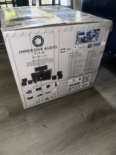 Immersive Audio 7.1.4 Home Theater System with Subwoofer and Remote Bundle