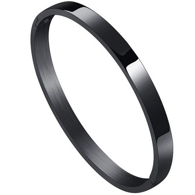 Jewelers Stainless Steel Classical Simple Plain Blank Open Clasp Bangle Brace...