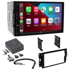 Dual 7 Wireless Carplay Car Stereo Amfm Radio For 2004-2008 Pontiac Grand Prix