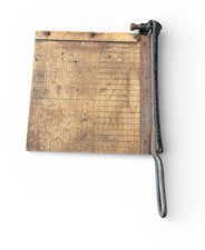 Vintage Ingento Wooden Guillotine Paper Cutter St. Paul Book Stationery CO MN