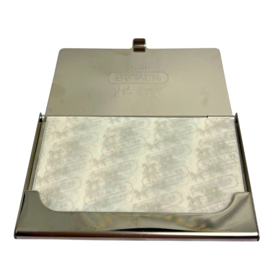 Authentic Coach Oil-Absorbing Paper, Glass Box, Portable, Unopened - Image 3 of 4