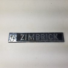 Zimbrick Honda Madison WI --Chrome Dealer Emblem Car vintage Badge VTG