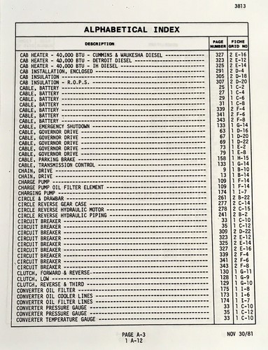 Galion T500C Motor Grader Service Parts Manual Set Catalog Repair Book 07995-Up - Picture 5 of 22