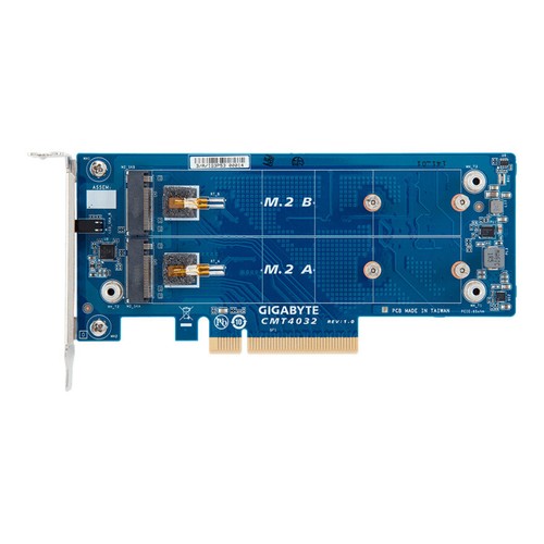 Carte Adaptateur Gigabyte CMT4032 PCIE vers M.2, Carte d'extension PCIe x8 vers 2 x M.2 - Photo 3/3