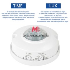 AC 220-240V Smart Ceiling Sensor Switch Infrared Human Body Motion Sensor Switch