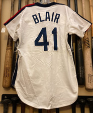Willie Blair - 1992 Game Used Houston Astros Rainbow Shoulder Jersey