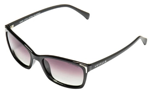 Locello Leticia Little Women's Designer Sunglasses Square Tortoiseshell Black - Foto 2 di 12