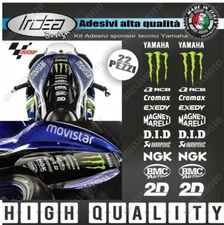 STICKERS DECALS MOTOGP SPONSOR KIT YEC YZF R1 R6 TMAX FZ MT AKRAPOVIC NGK