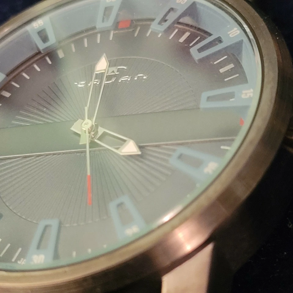 Nuevo reloj Tavan Haven para hombre con esfera azul 3D - Movimiento japonés Foto 4 de 4