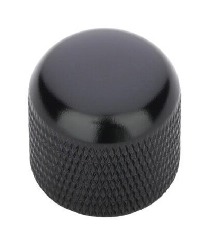 Framus Split Shaft Potentiometer Dome Knob (Star Insert) - Black - Picture 1 of 2