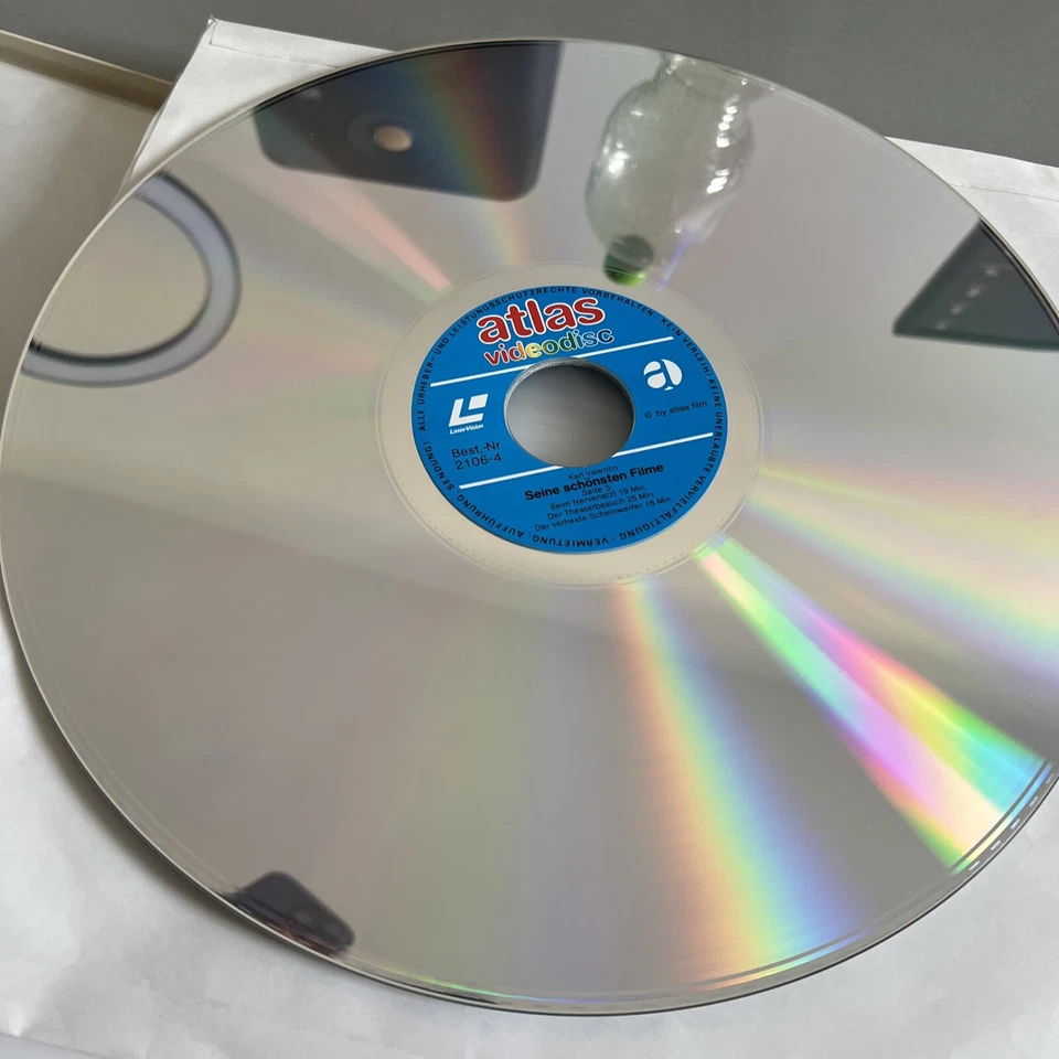 LD: Karl Valentin Box - Deutsch (läuft!) analoge Bildplatte PAL - Laserdisc - Bild 4 von 4