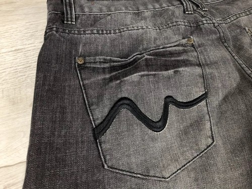 PJ Mark Jean Shorts Faded Black Denim Vintage Y2K 100% Cotton Men 44 (Actual 42) - Picture 14 of 22