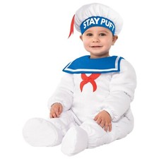 Stay Puft Marshmallow Man Halloween Costume Infant 3-6 months Ghostbusters NEW