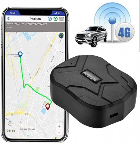 TKSTAR 4G GPS Tracker for Vehicles 10000mAh Magnetic Car Locator...