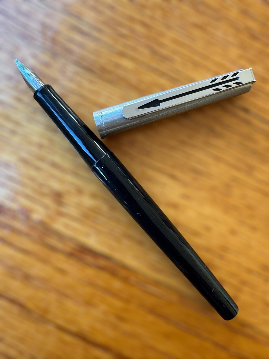 Vintage Parker 15 Mixy Black Fountain Pen - France 1980 | eBay