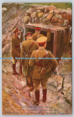 R773543 Der König an der Front draußen eine gefangene deutsche ausgegrabene Krone Tagespost