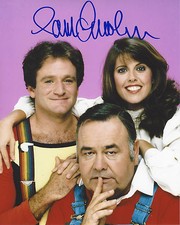 PAM DAWBER SIGNED AUTHENTIC 'MORK & MINDY' AUTHENTIC 8X10 PHOTO E w/COA ACTRESS
