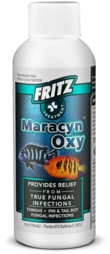 Fritz Aquatics Maracyn trattamento fungino ossigenato 4 once (118 ml) - Foto 1 di 1