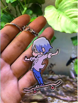 SK∞ the Infinity Anime Finger Skateboard DIY Langa Reki Miya Skate SK8 Mini  Simulation Skate Board Key Chain for Collection